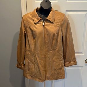 NWOT Denim & Co leather jacket